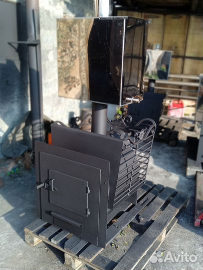 Печь для бани + бак на 70 литров
