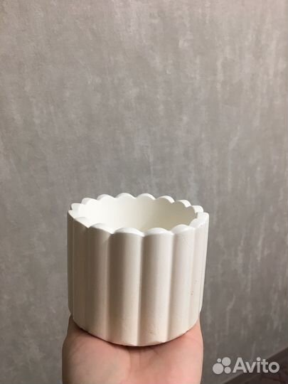 Горшки гипсовые