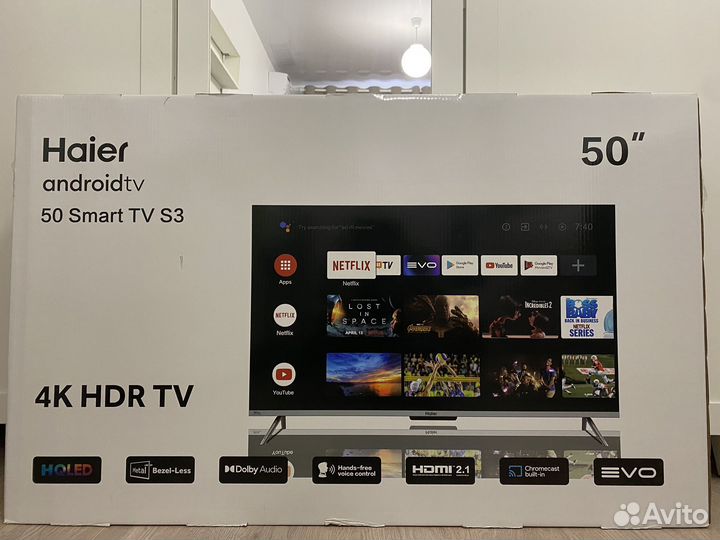 Телевизор Haier 50 SMART tv s3 HQled