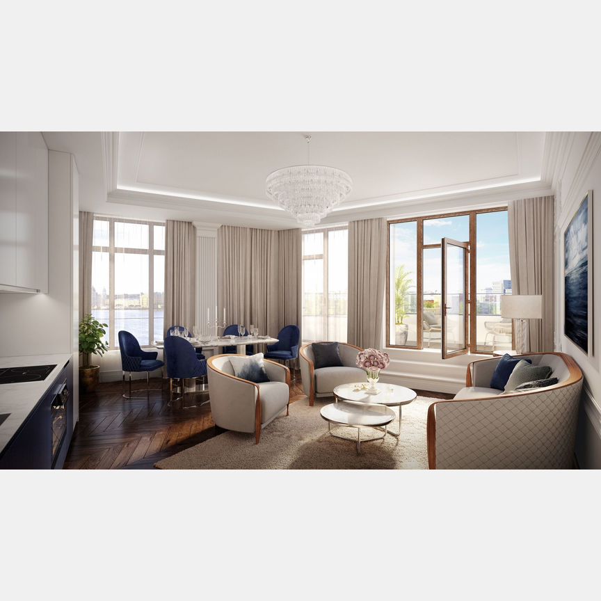 3-к. квартира, 74,9 м², 8/8 эт.
