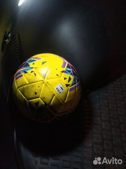 Футбольный мяч Nike (рпл, жёлтый)