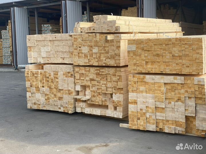 Брус сухой строганный 90x190х6000 доставка