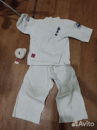 Кимоно с нашивками Белый тигр