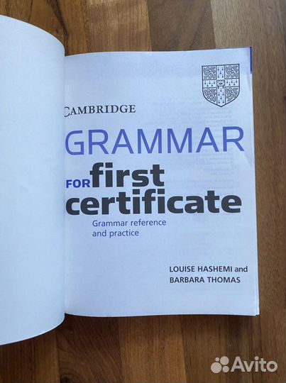 English grammar for first certificate Cambridge