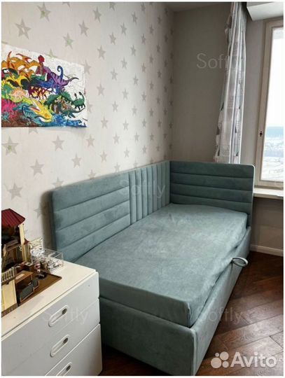 Детская кровать с мягкими бортиками