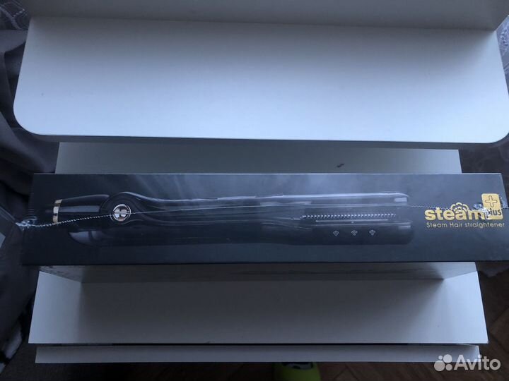 Паровой выпрямитель для волос steam plus
