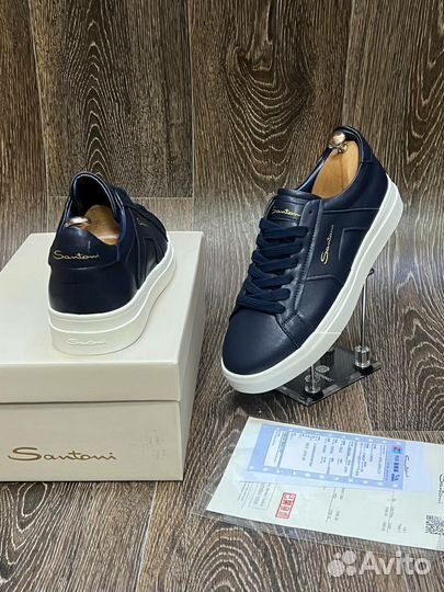 Ботинки мужские santoni кожа 40-45