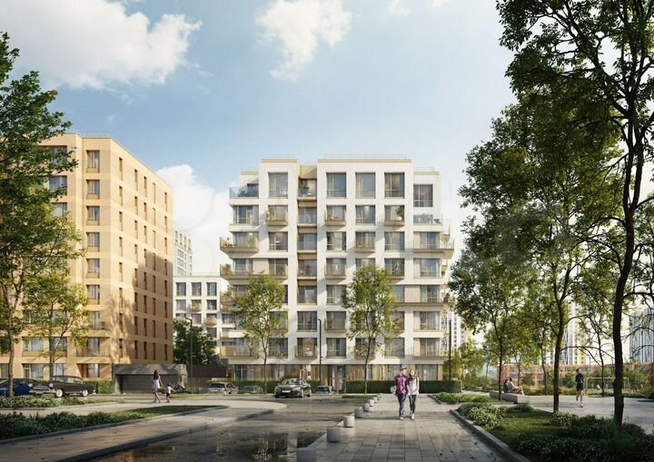 2-к. квартира, 45,8 м², 8/15 эт.