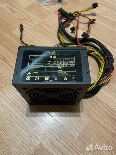 Блок питания deepcool de 580