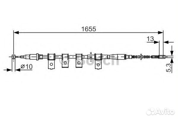 Трос 1987477920 bosch