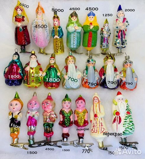 Елочные игрушки СССР