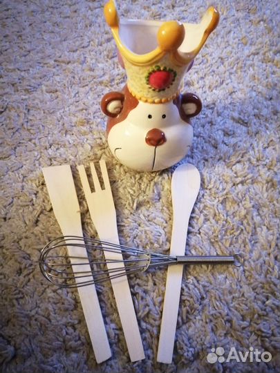 Набор лопаточек, венчик для кухни