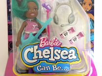 Новая кукла barbie chelsea CAN BE rockstar