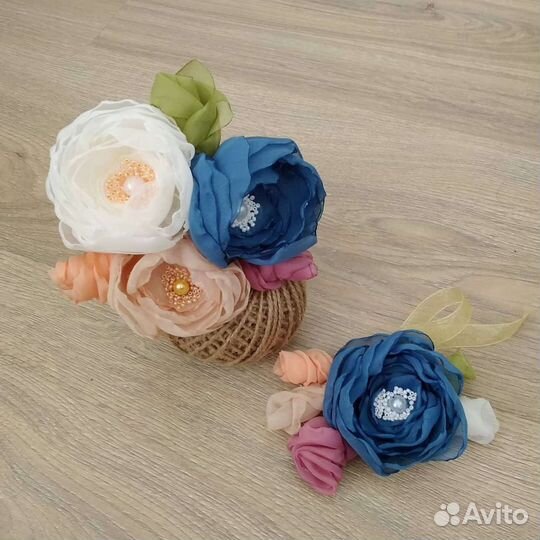 Изготовление украшений из искусственных цветов