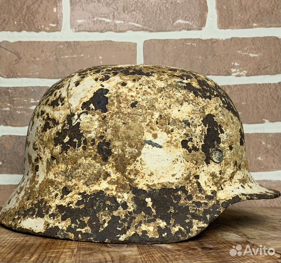 Каска шлем м-35, зимний камо