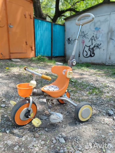 Велосипед детский с ручкой