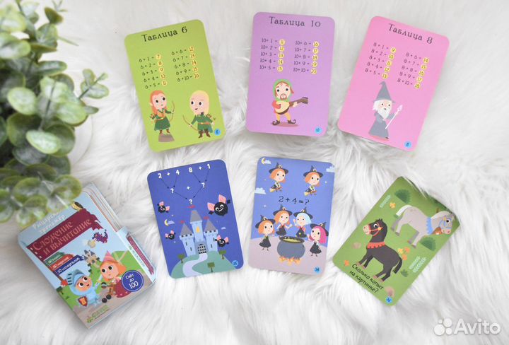 Карточки Clever. Сложение и вычитание