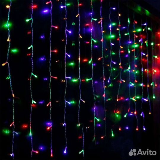 Гирлянда занавес