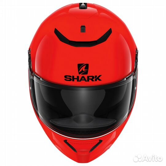 Мотошлем shark spartan 1.2 blank Red L