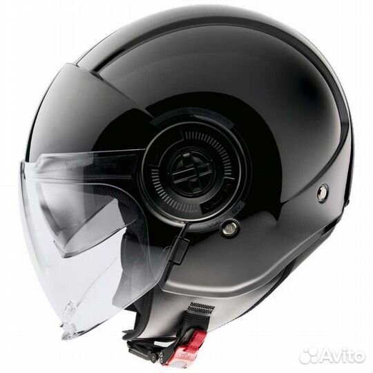 MT helmets Viale SV Solid Open Face Helmet Черный