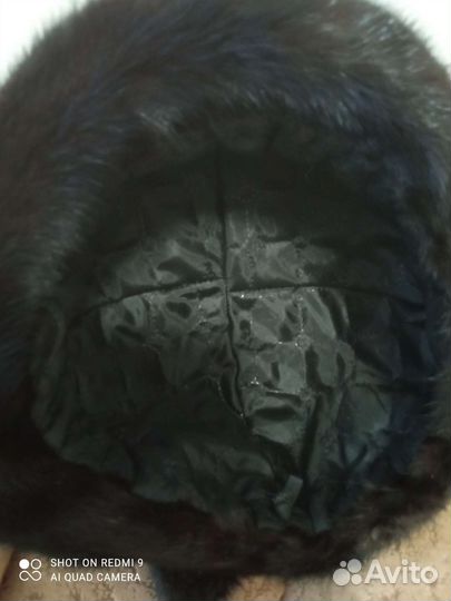 Шапка норковая женская