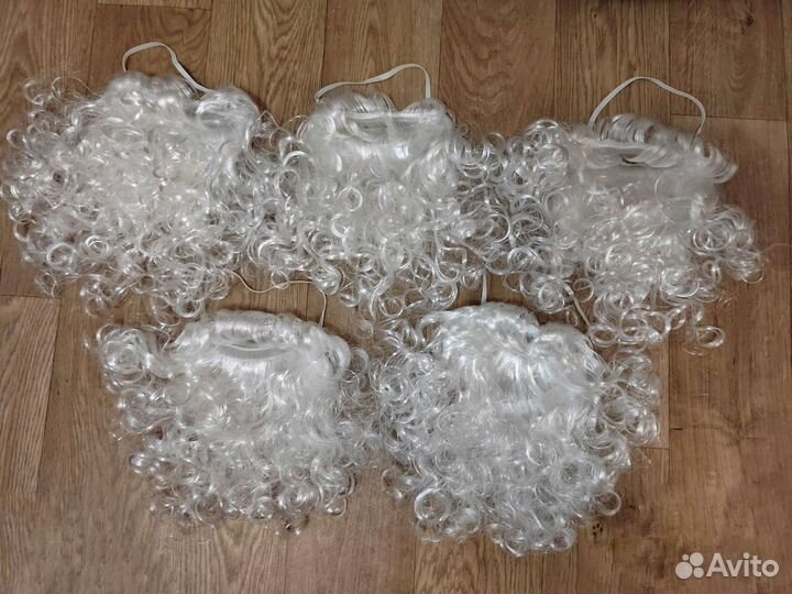 Борода деда мороза новая