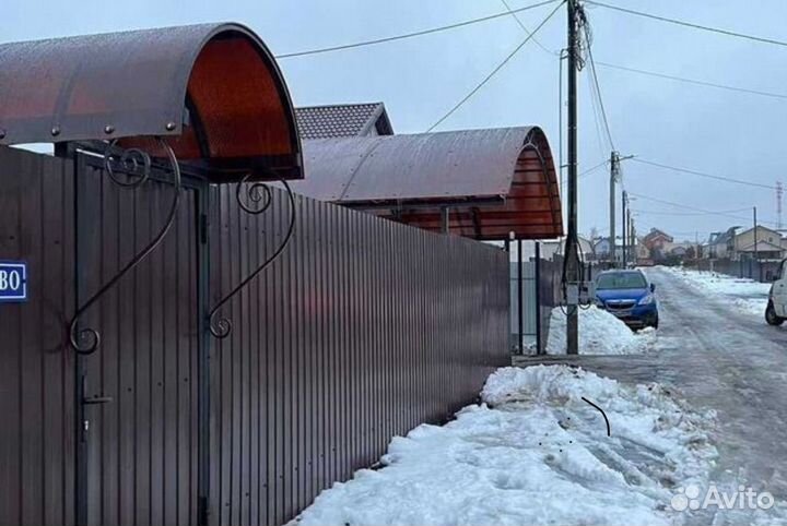 Забор из профнастила под ключ