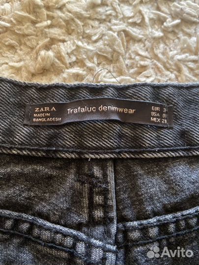 Джинсовые шорты zara 38