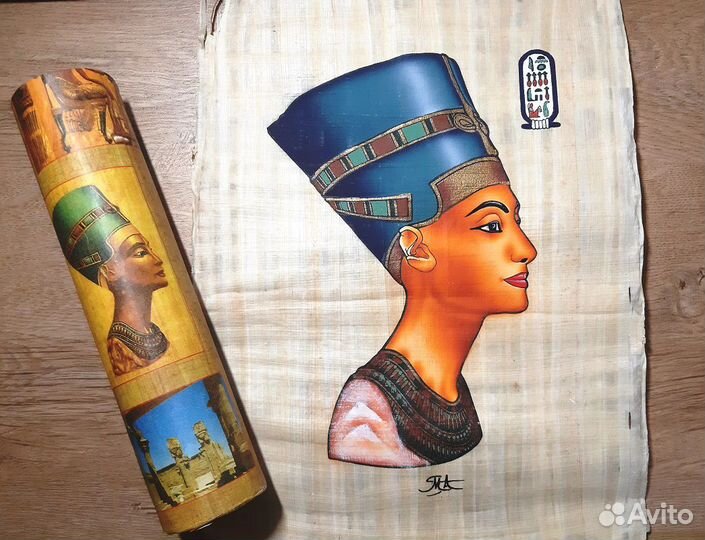 Продам декоративный папирус из Египта в тубусе