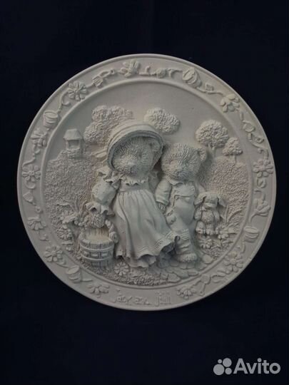 Заготовка под роспись. Гипсовый декор. Моноцвет