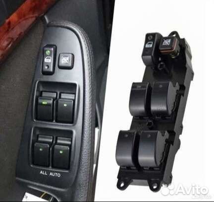 Блок стеклоподъемников Тойота Авенсис 2003-2008