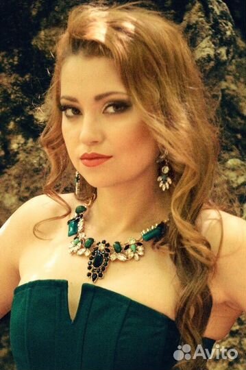 Набор серьги и колье