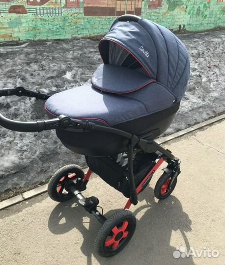 Коляска camarelo 3 в 1