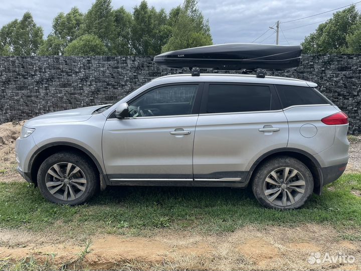 Поперечены turtle на рейленги geely atlas
