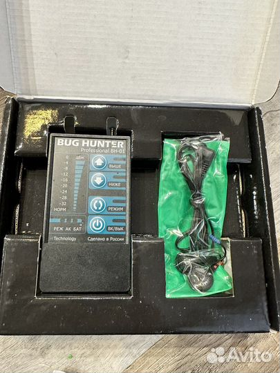 Детектор скрытых камер и жучков bughunter bh-01