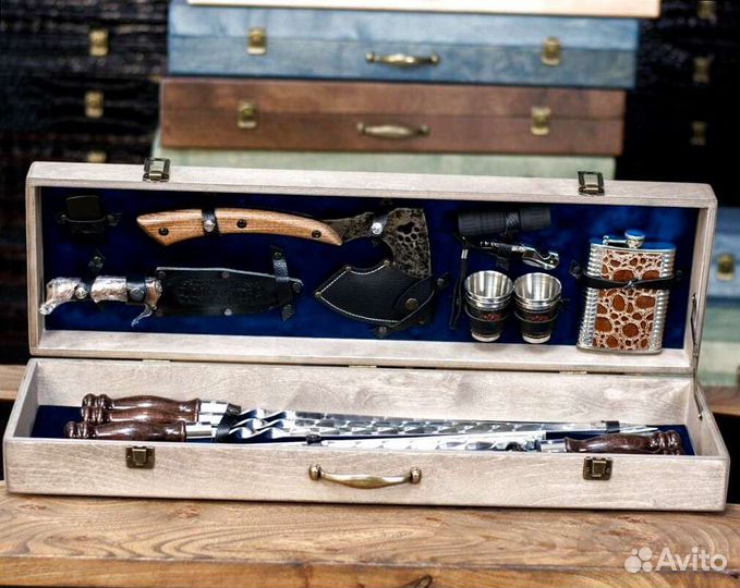 Подарочный набор для барбекю в футляре