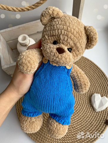 Плюшевый мишка ручной работы