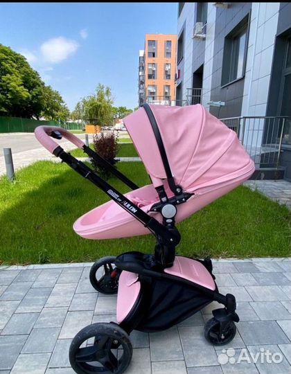 Коляска 2в1 Новая кожа (разные цвета)