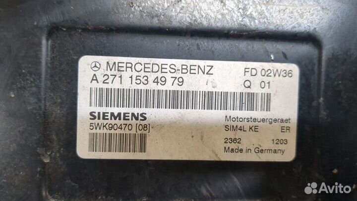 Блок управления двигателем Mercedes C W203, 2002