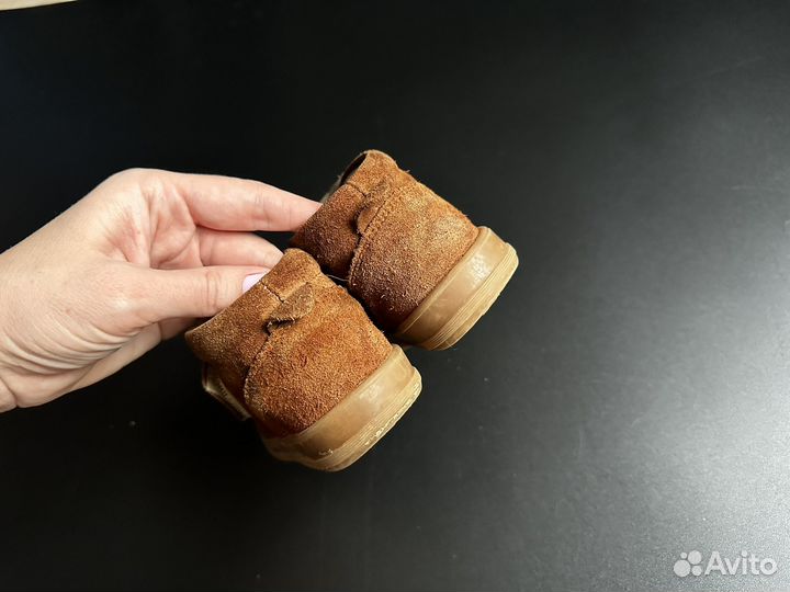 Ботинки демисезонные замшевые детские 22 размер