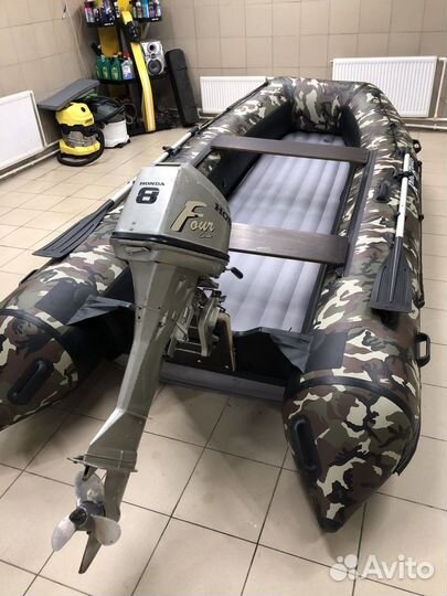 Лодка пвх River Boats 370 и мотор Honda 8