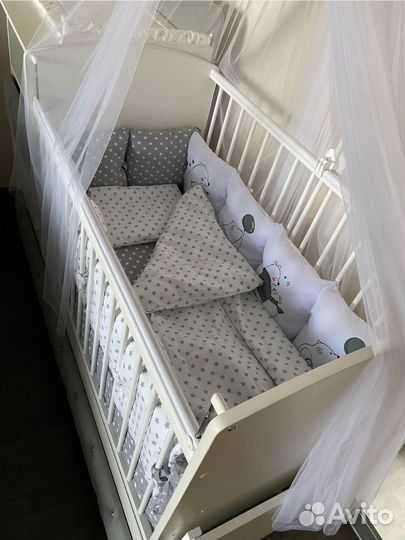 Бортики на кроватку