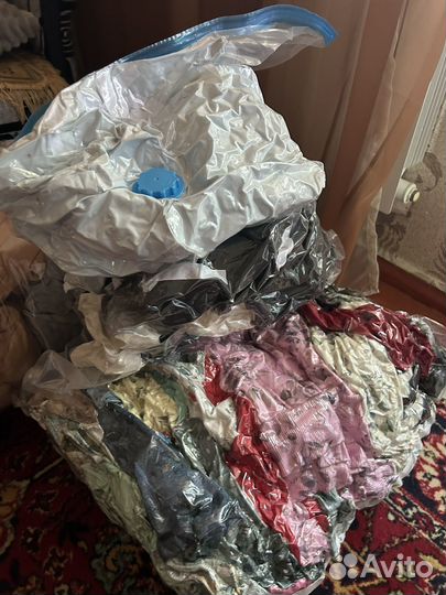 Детские вещи пакетами