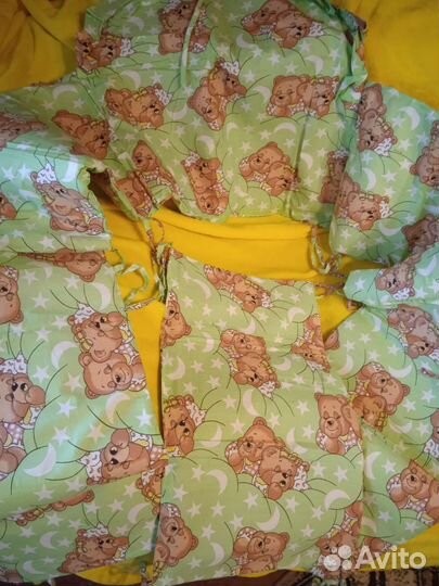 Бортики и балдахин в кроватку