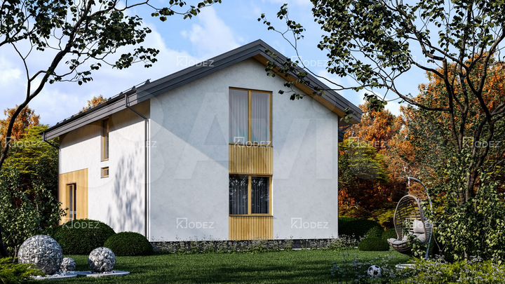 Дом 176,8 м² на участке 10 сот.