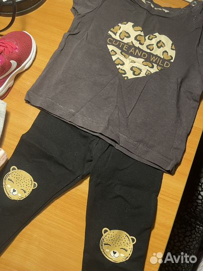 Пакет одежды на девочку 70-86 размер