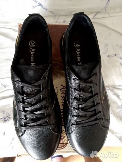 Полуботинки кожаные 43