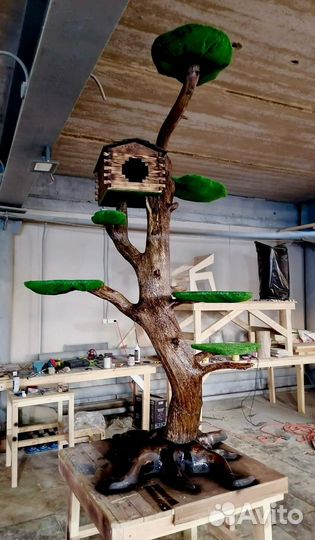 Игровые комплекс-когтеточка для вашего питомца