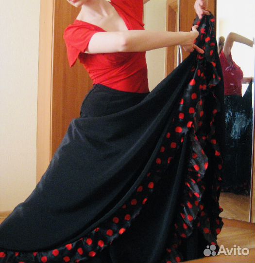 Юбка для фламенко