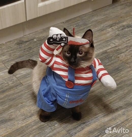 Забавный костюм для кошек и собак чаки